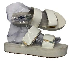 Vans White Sporty Platform Sandals